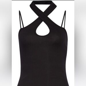 Reformation “The Met” halter top with spaghetti straps size S